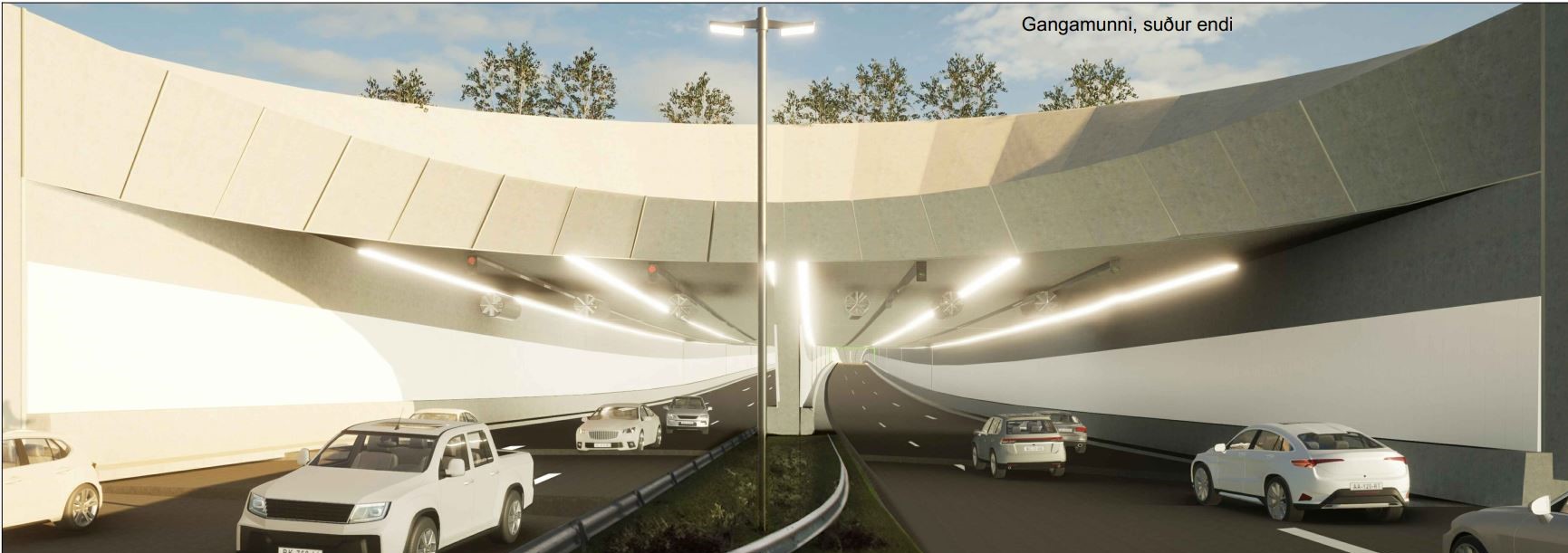 Svona gæti fyrirhugaður stokkur litið út.