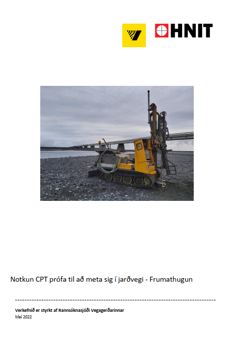 notkun cpt prófa til að meta sig í jarðvegi