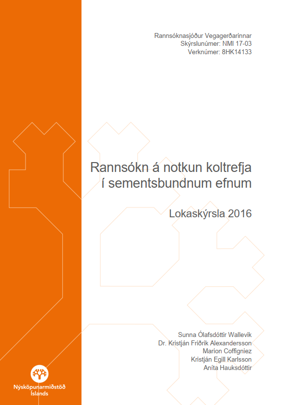 Rannsókn á notkun koltrefja í sementsbundnum efnum