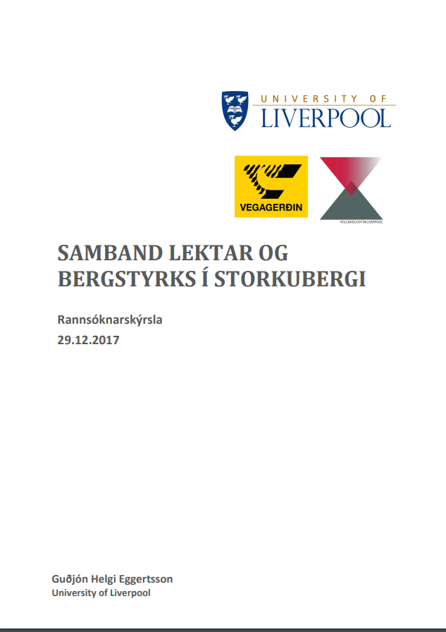 samband lektar og bergstyrks í storkubergi