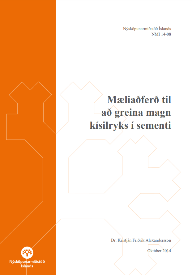 Mæliaðferð til að greina magn kísilryks í sementi