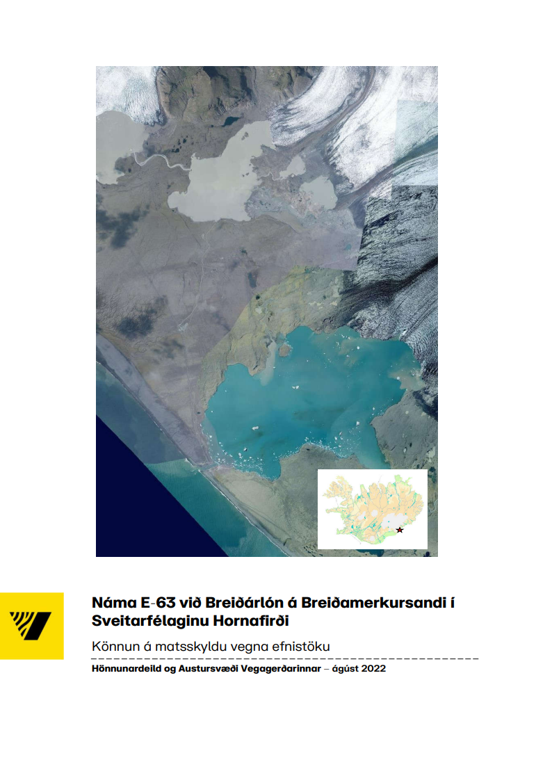 Mynd af kynningarskýrslu v. Námu E-63