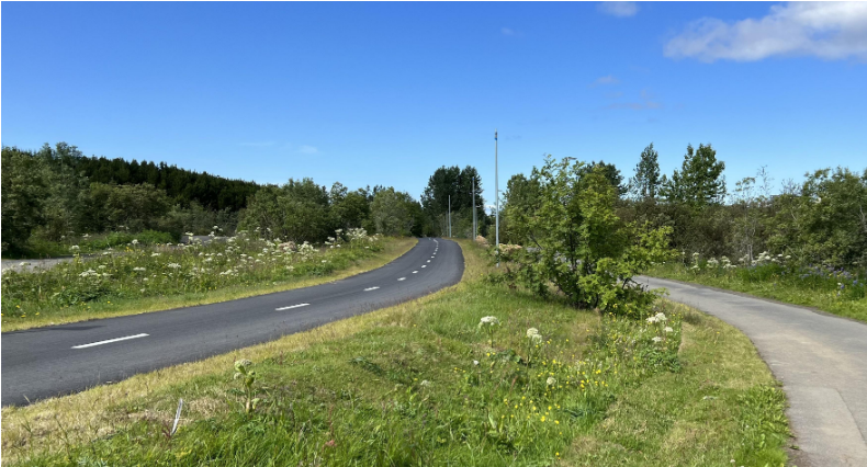 Nýr hjólastígur í Elliðaárdal liggur frá Höfðabakka að Breiðholtsbraut.
