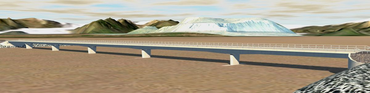 Brú á Hornafjarðarfljóti