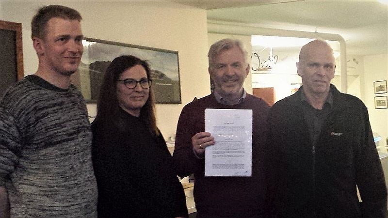 Jón Kristinn Jónsson, Erna Hreinsdóttir, Reynir Karlsson og Sæmundur Jón Jónsson, Árbær-Brunnhóll
