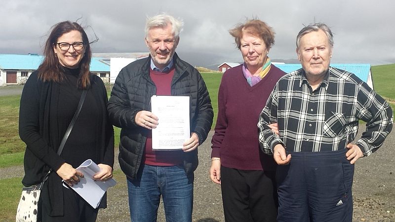 Erna Hreinsdóttir, Reynir Karlsson, Haraldur Antonsson, Lambleiksstaðir

