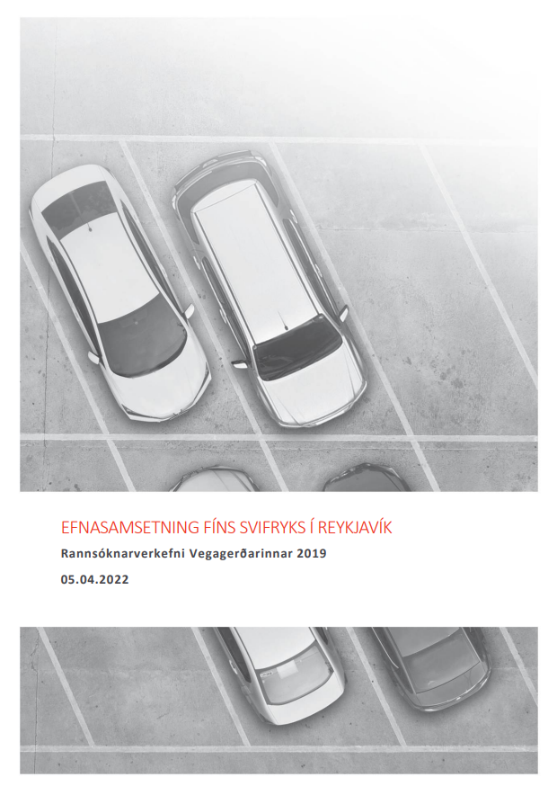 forsíða skýrlsunnar efnasafmsetning fíns svifriks í Reykjavík