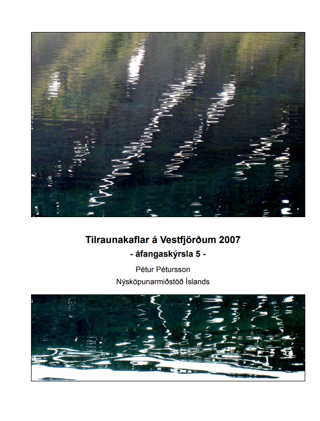 Tilraunakaflar á Vestfjörðum 5. áfangaskýrsla