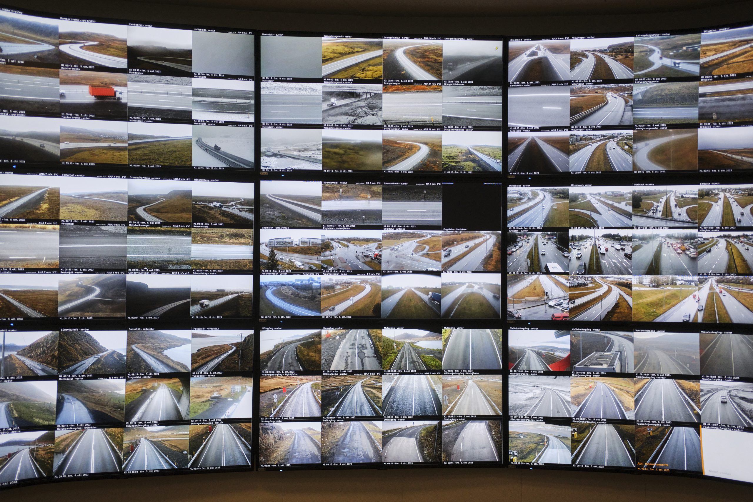 Vaktstöðin vaktar vegi og jarðgöng 