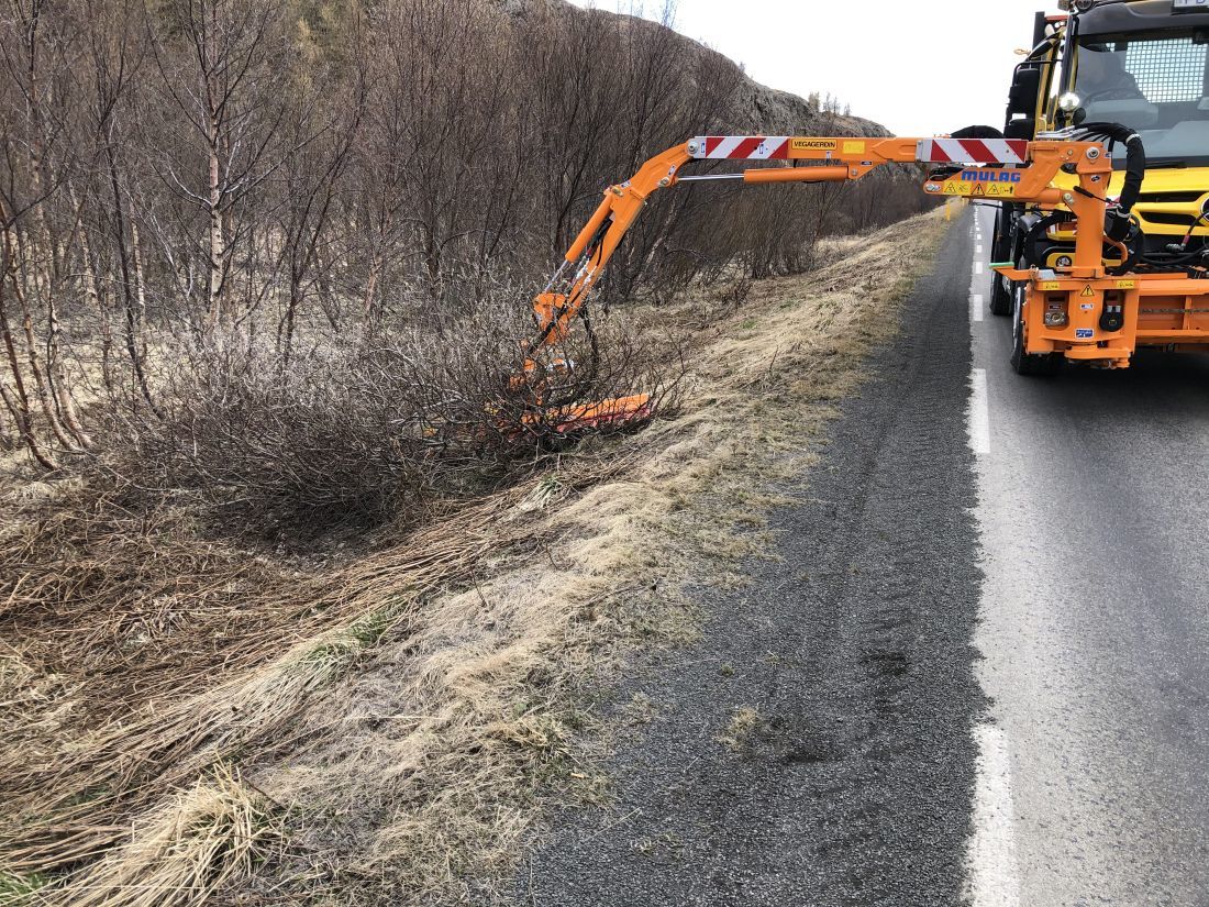 Greinar klipptar í Hörgársveit.