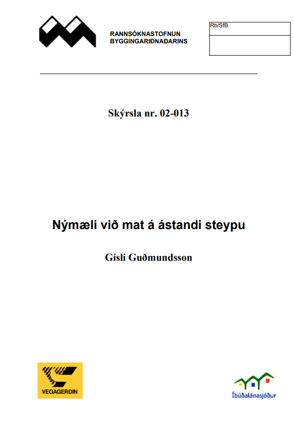 Steinsteypa rannsökuð án sýnatöku - A