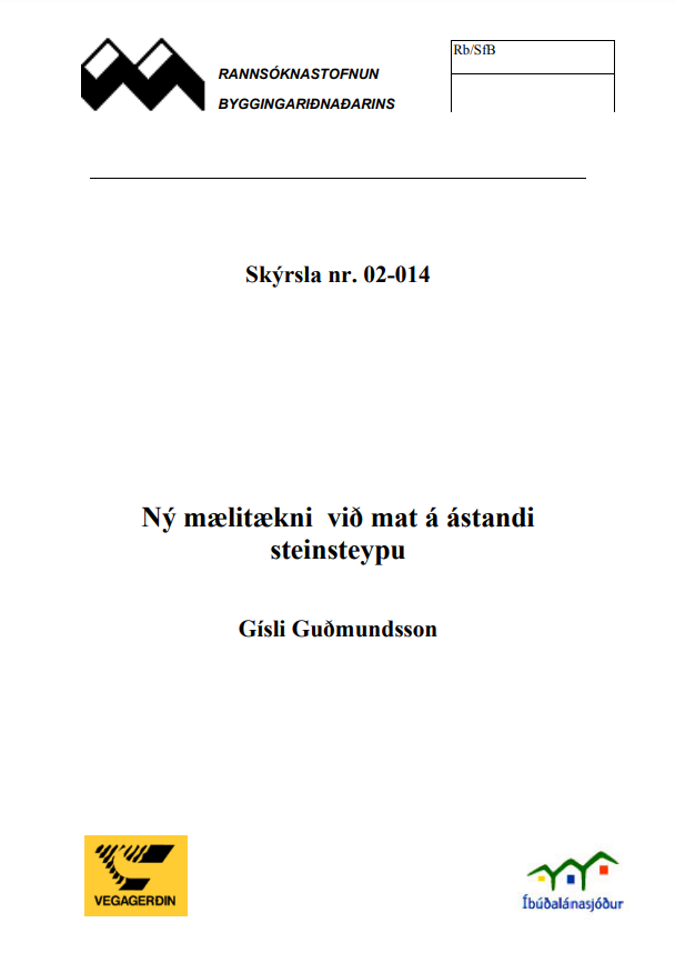 Steinsteypa rannsökuð án sýnatöku - B