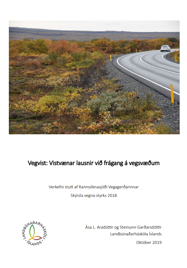 Vegvist-Vistvænar lausnir við frágang á vegsvæðum