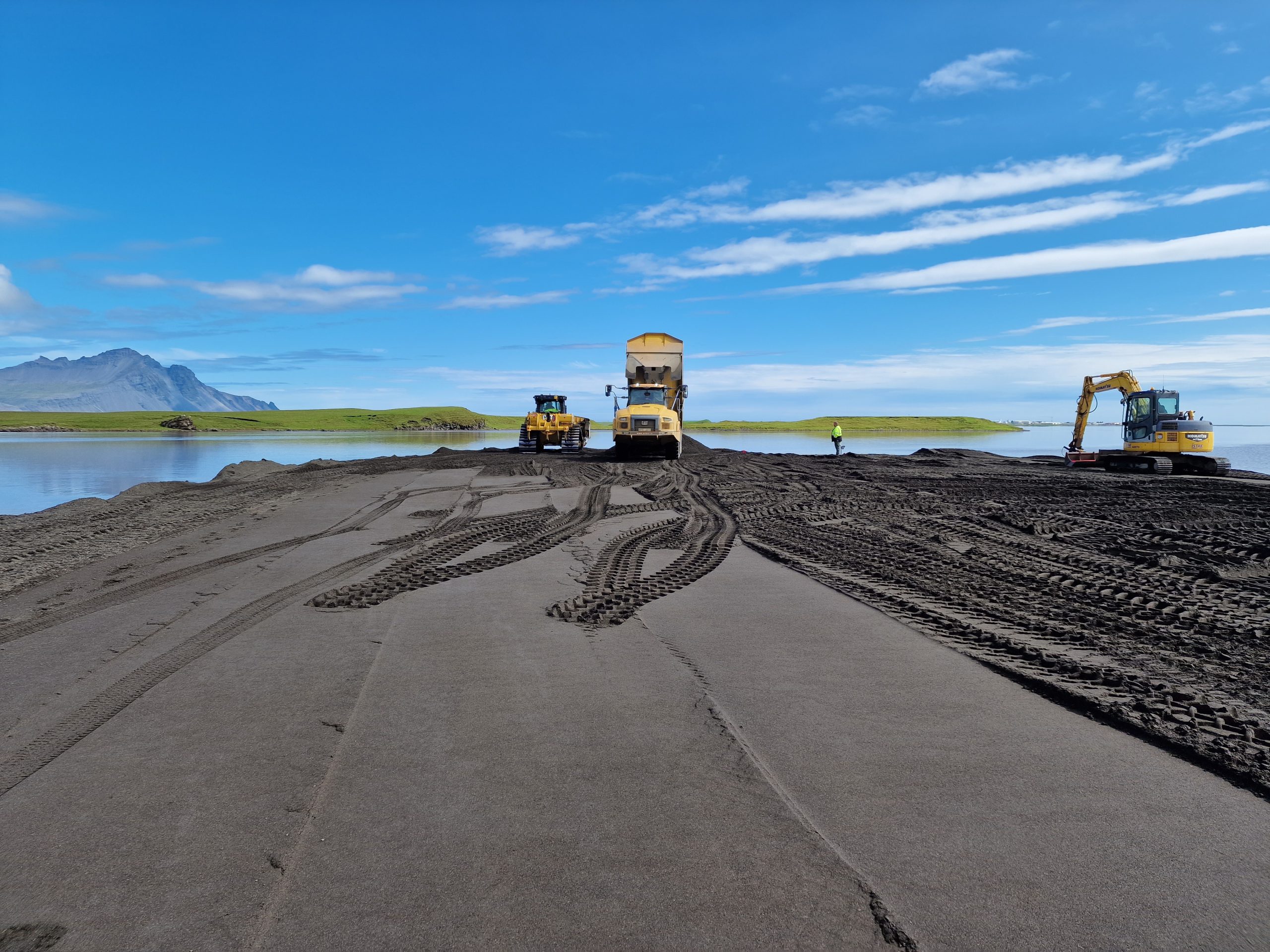 Fyllt út í Hornafjarðarfljót