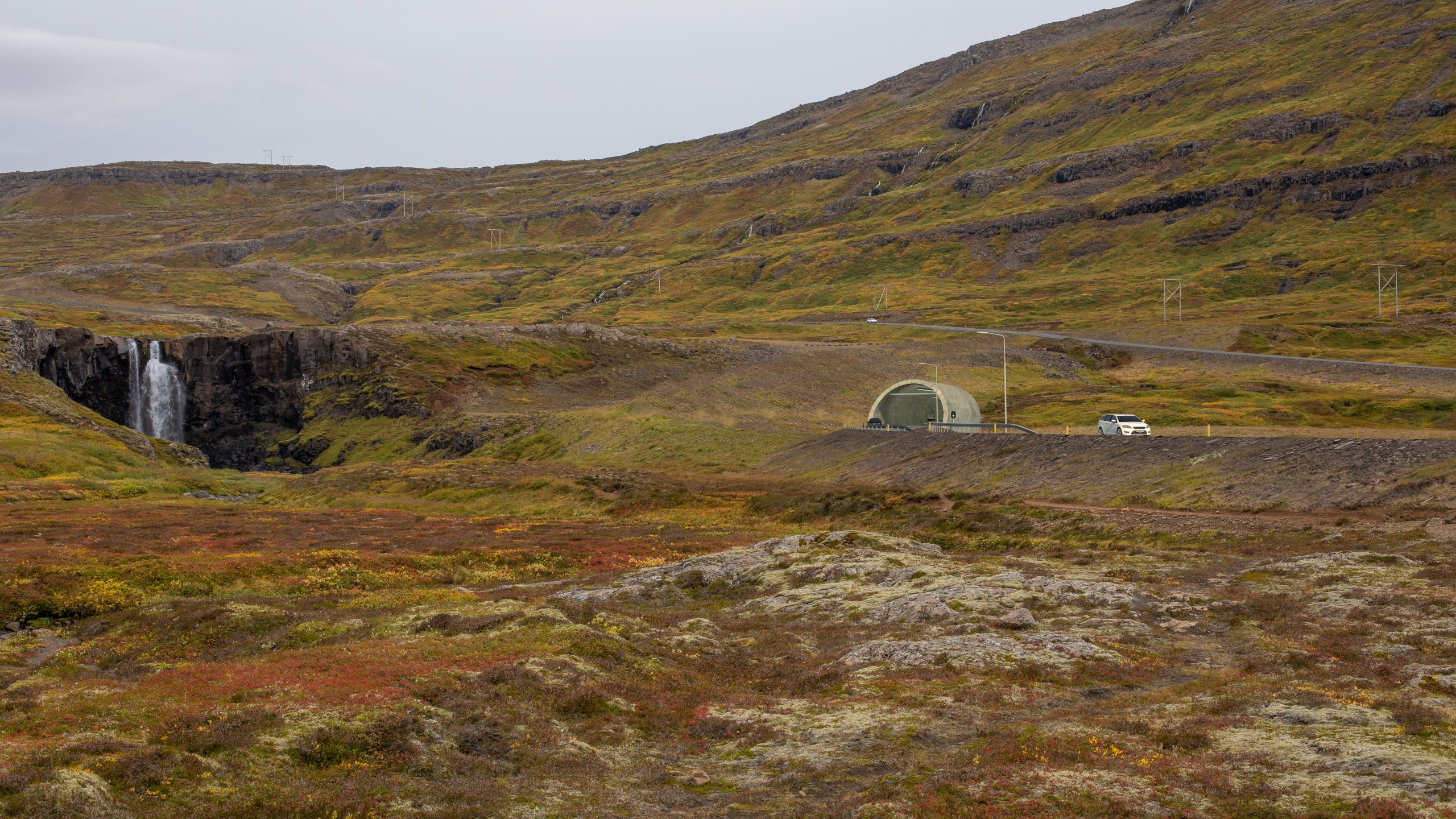 Svona gæti gangnamunninn Seyðisfjarðarmegin litið út.
