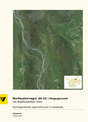 Forsíða kynningarskýrslu - norðausturvegur