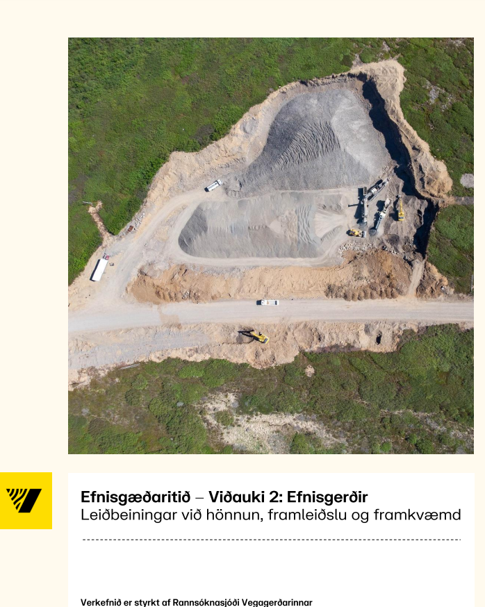 Viðauki 2 - Efnisgerðir við vega- og gatnagerð