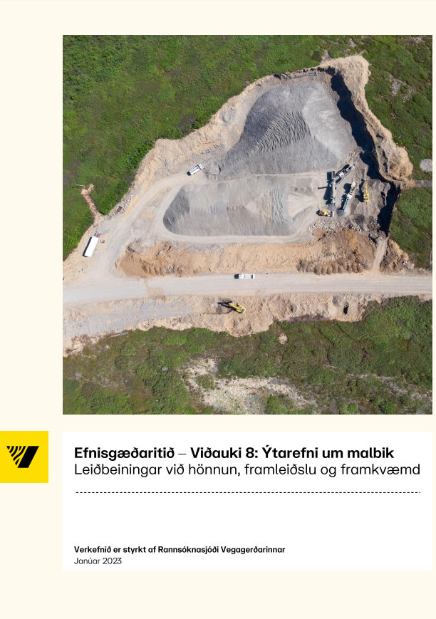 Viðauki 8 - Ítarefni um malbik