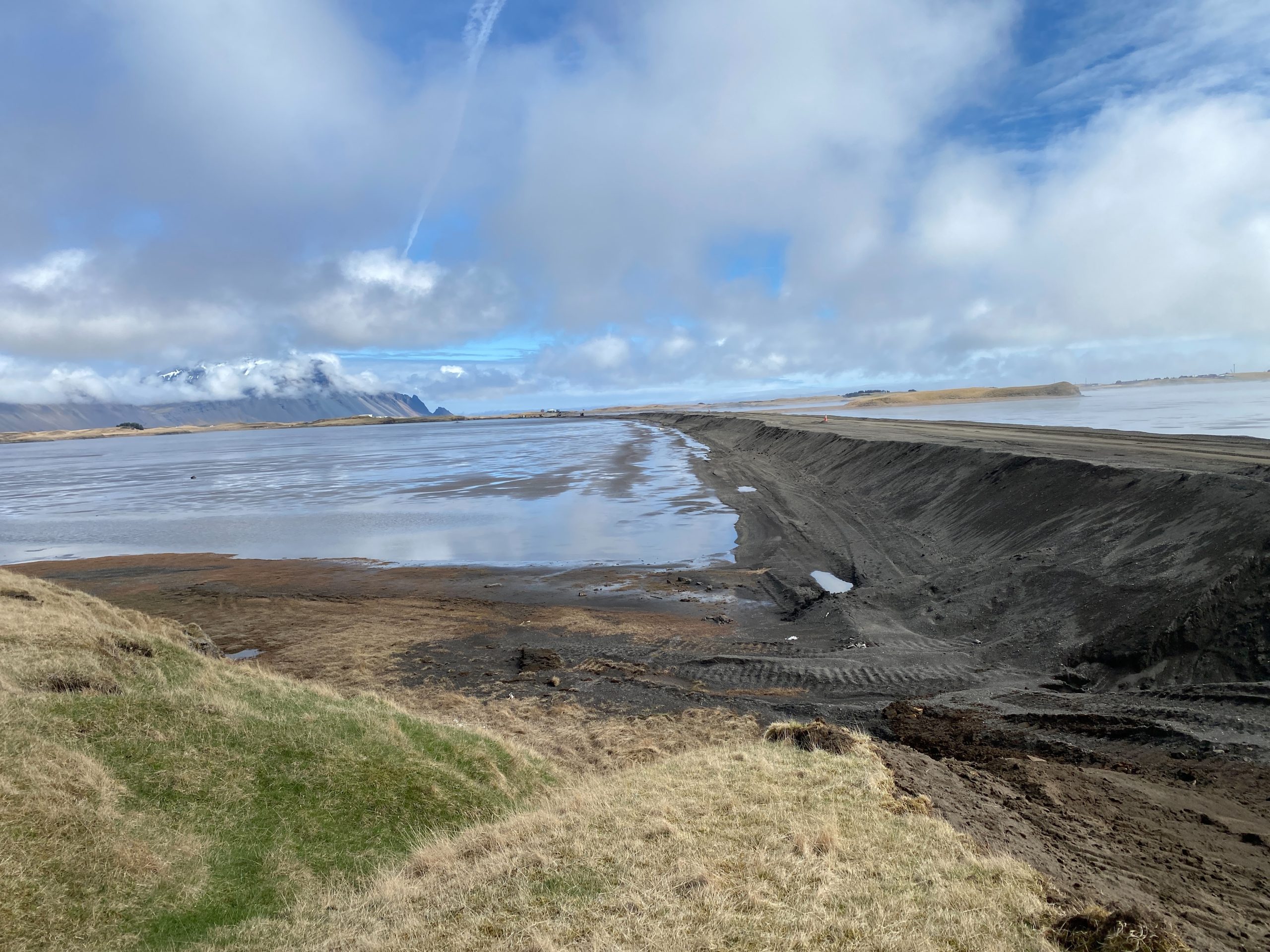 Fylling og farg við stöð 12.600 – Horft til austurs.
