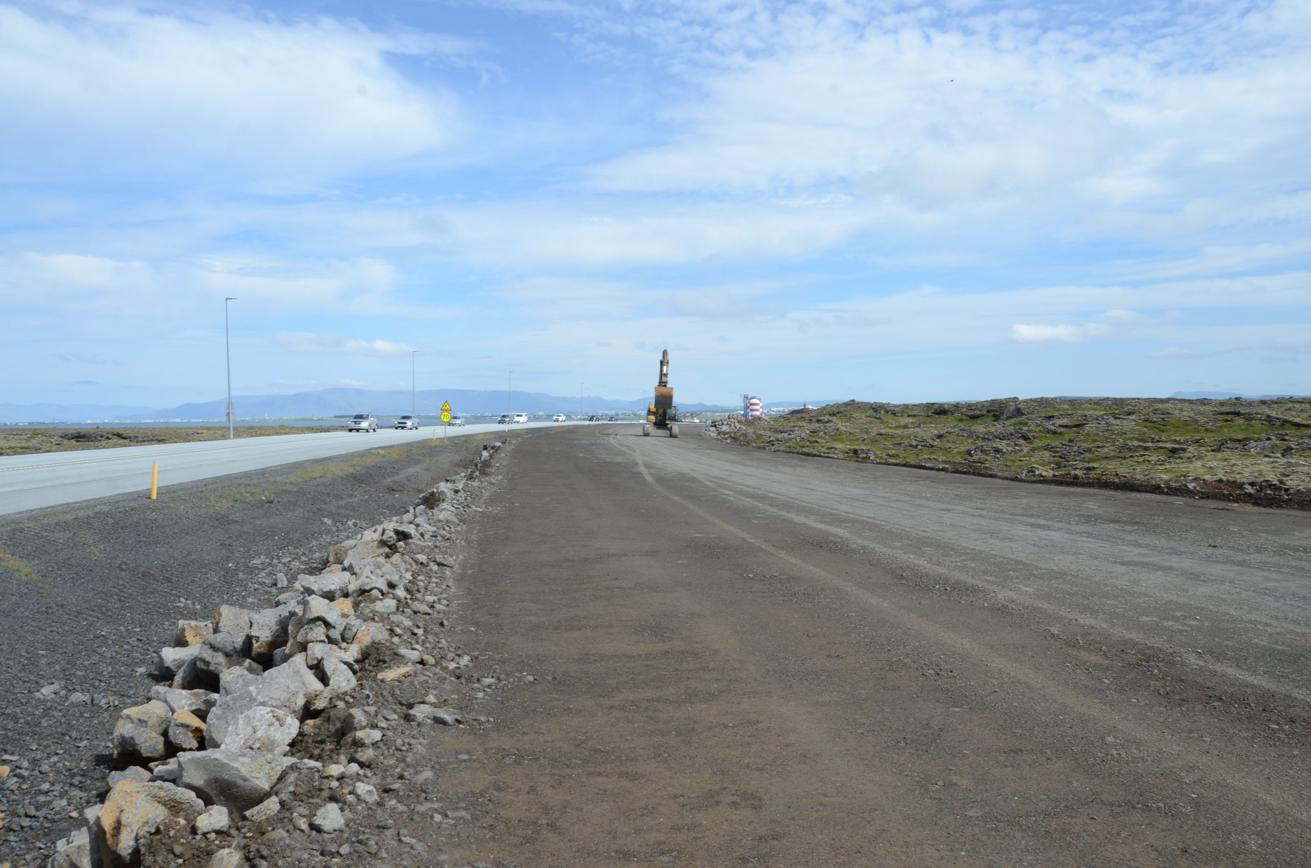 Framkvæmdir við tvöföldun Reykjanesbrautar