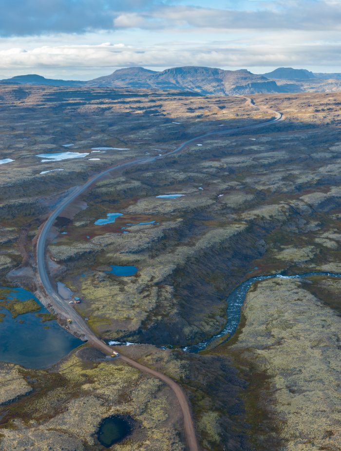 Dynjandisheiði í september 2024, á mótum 2. og 3. áfanga. Mynd/Haukur Sigurðsson