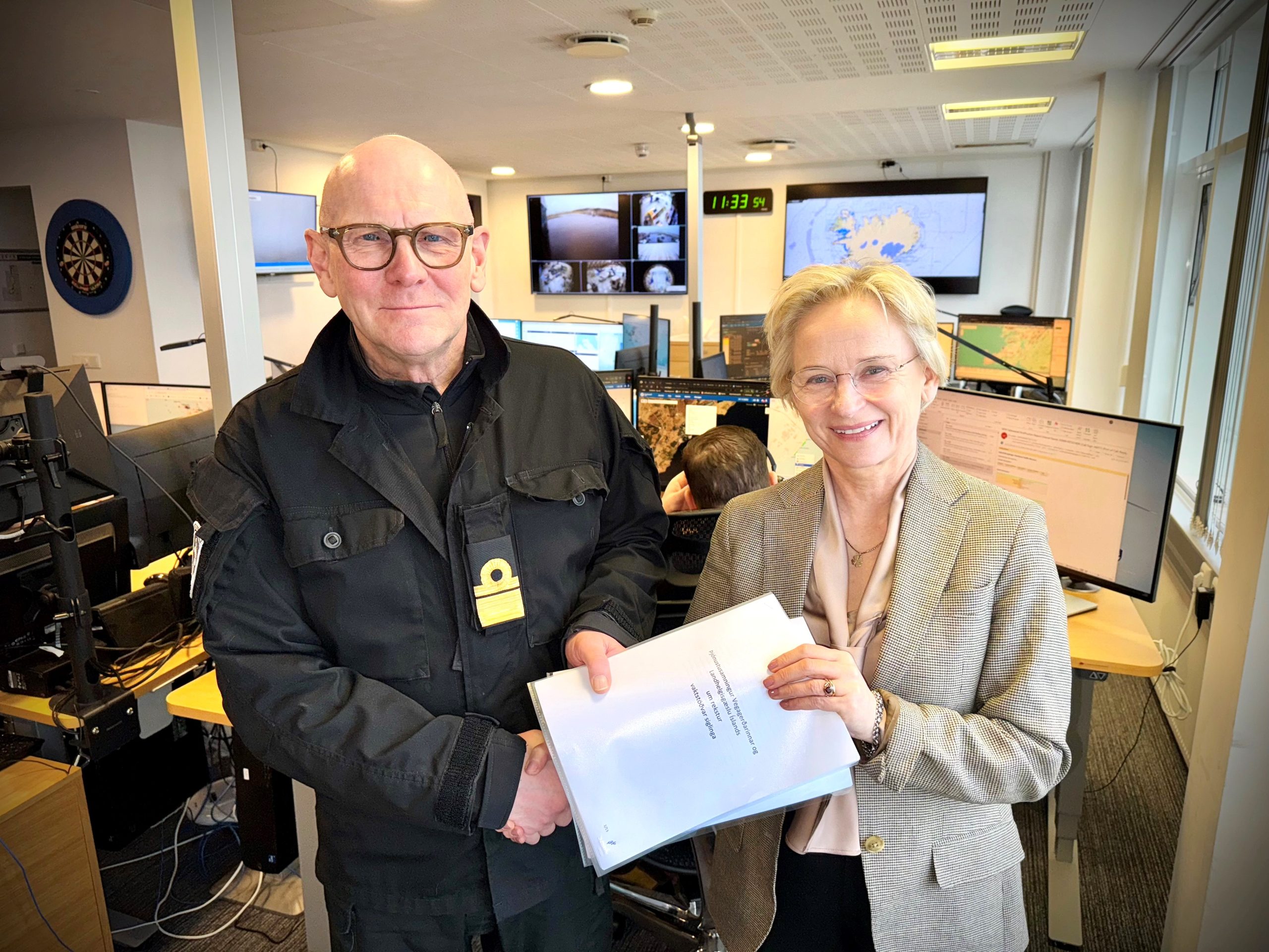 Georg Lárusson og Bergþóra Þorkelsdóttir.