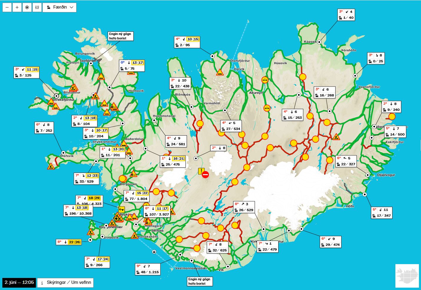 Minnum á www.umferdin.is