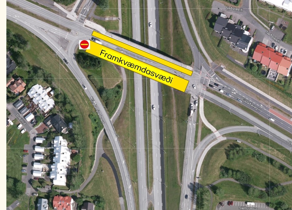 Loka þarf alveg fyrir umferð í austurátt vegna malbikunar
