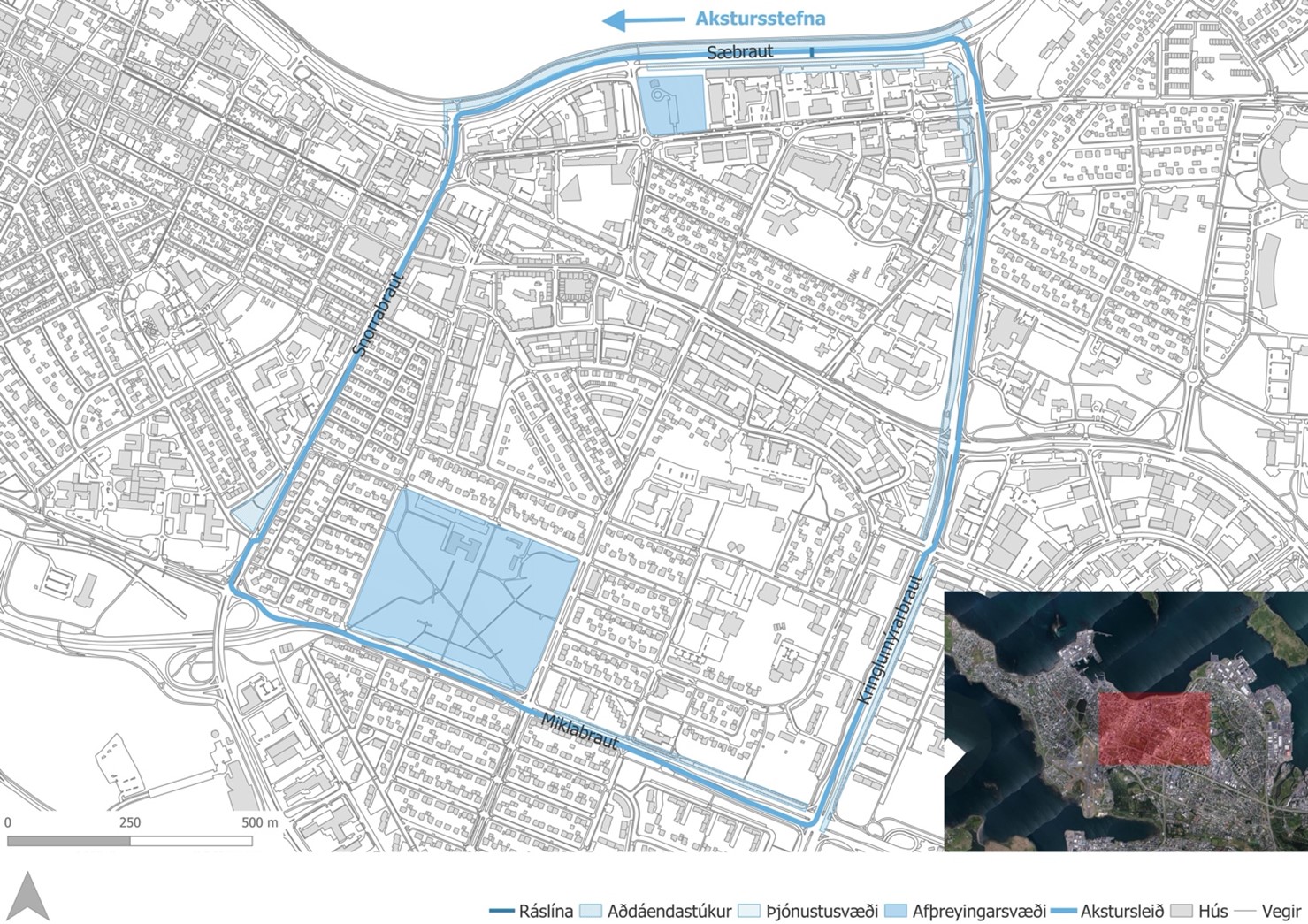 Sæbraut – Snorrabraut – Miklabraut – Kringlumýrarbraut