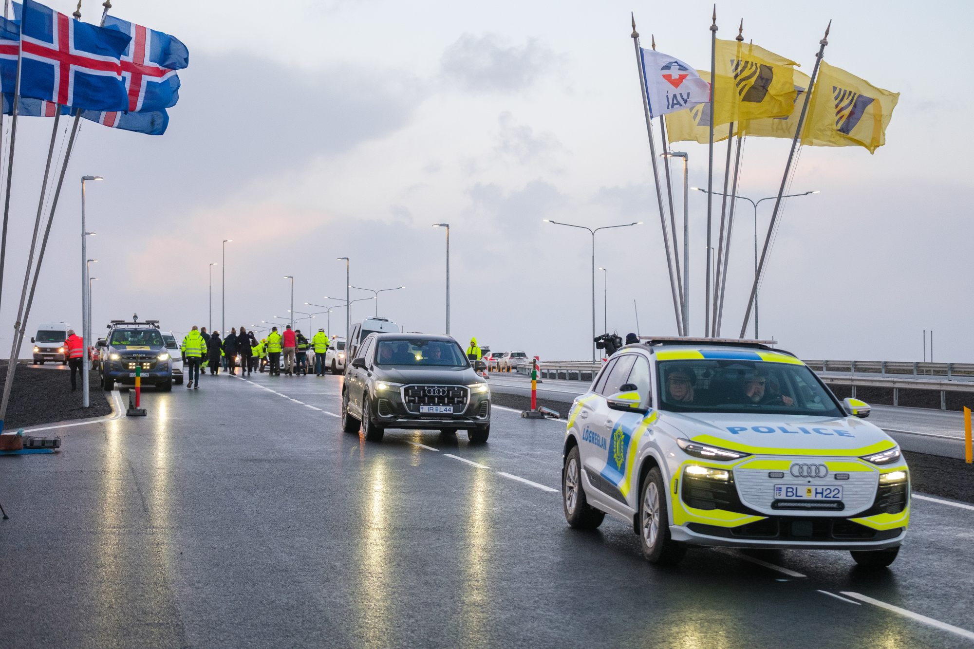 Reykjanesbraut. Formleg opnun 11. desember 2025. 