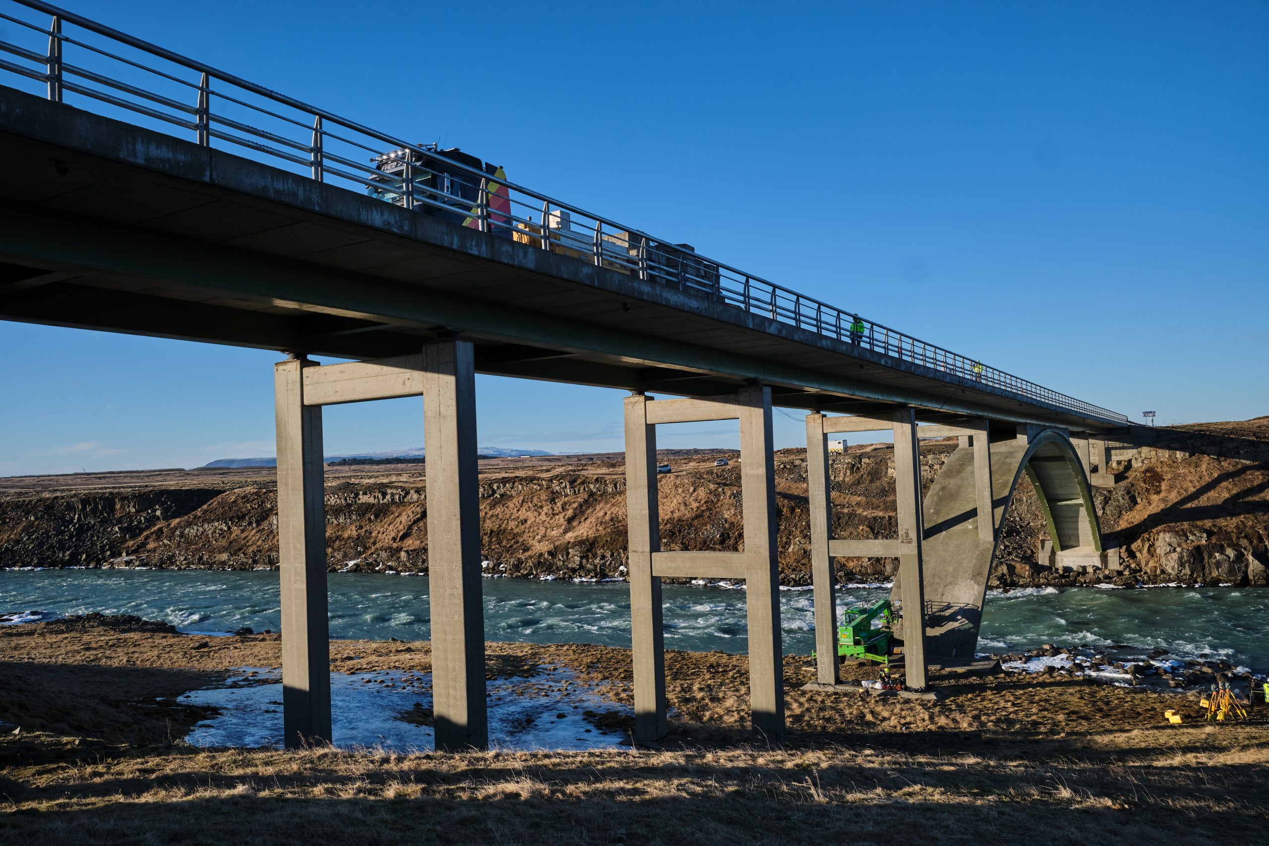Stefnt er að því að vinna úr mælingum og uppfæra líkön fyrir lok mánaðarins. 