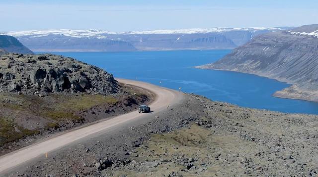 Nýbygging vegar um Dynjandisheiði gengur vel.