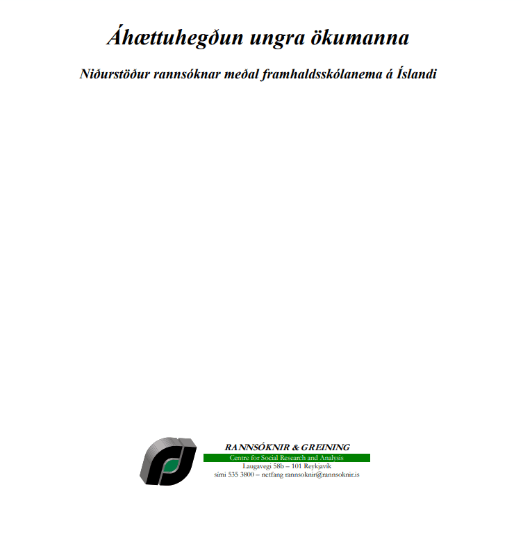 Ahættuhegðun ungra ökumanna