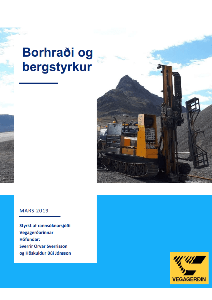 berghraði og bergstyrkur