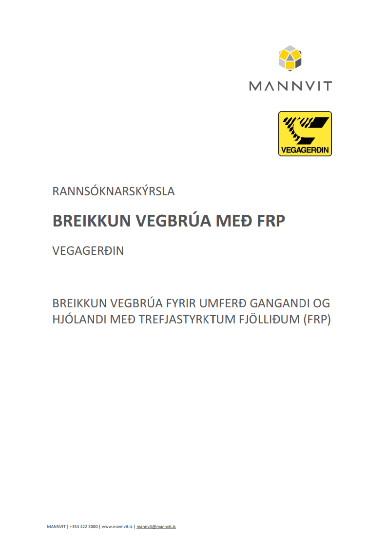 breikkun vegbrúa með FRP