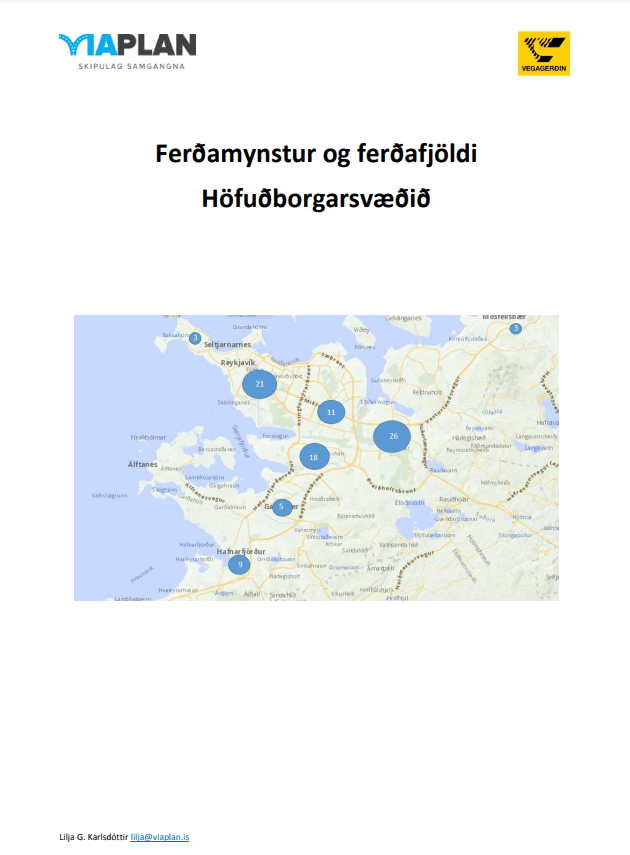 Ferðamynstur og ferðafjöldi