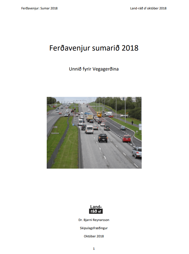 Ferðavenjur sumarið 2018