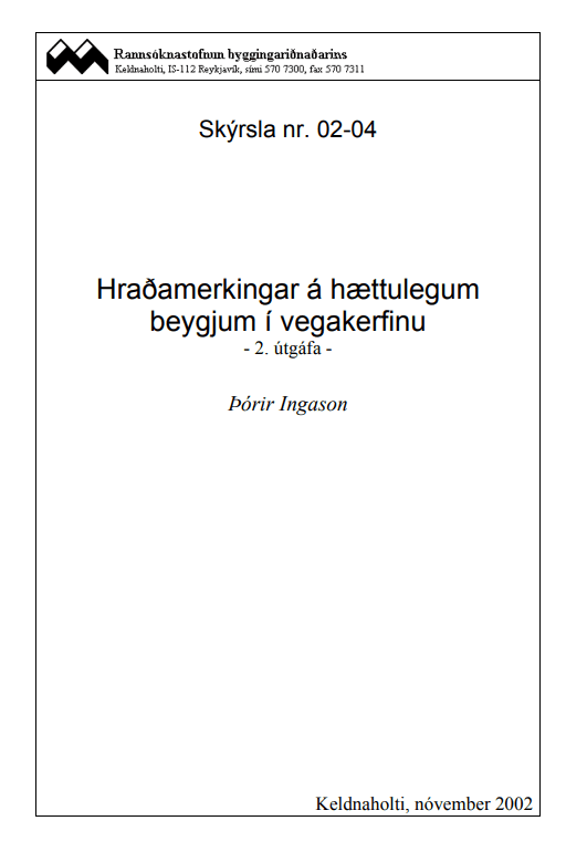 Hraðamerkingar