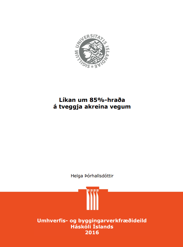 Líkan um 85%-hraða