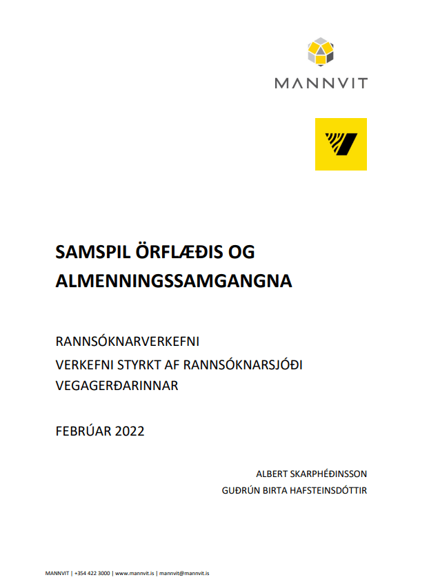 Samspil örflæðis og almenningssamgangna