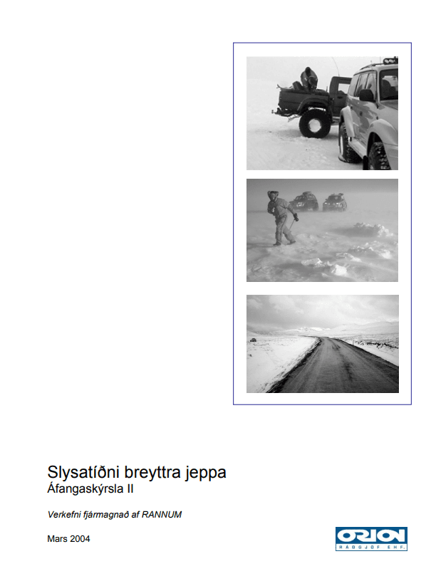 Slysatíðni breyttra jeppa