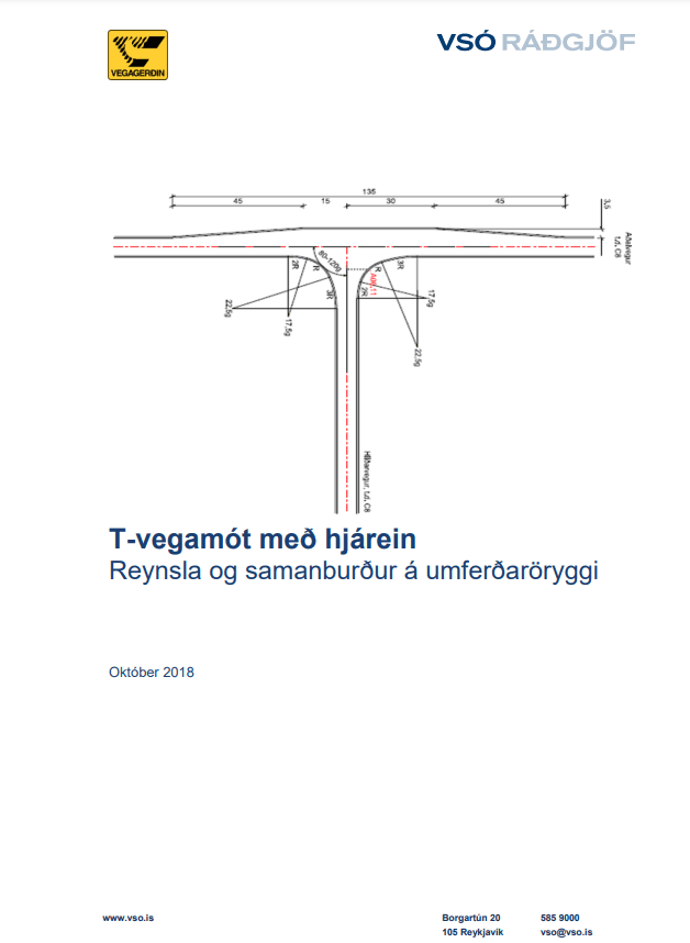 T-vegamót með hjárein