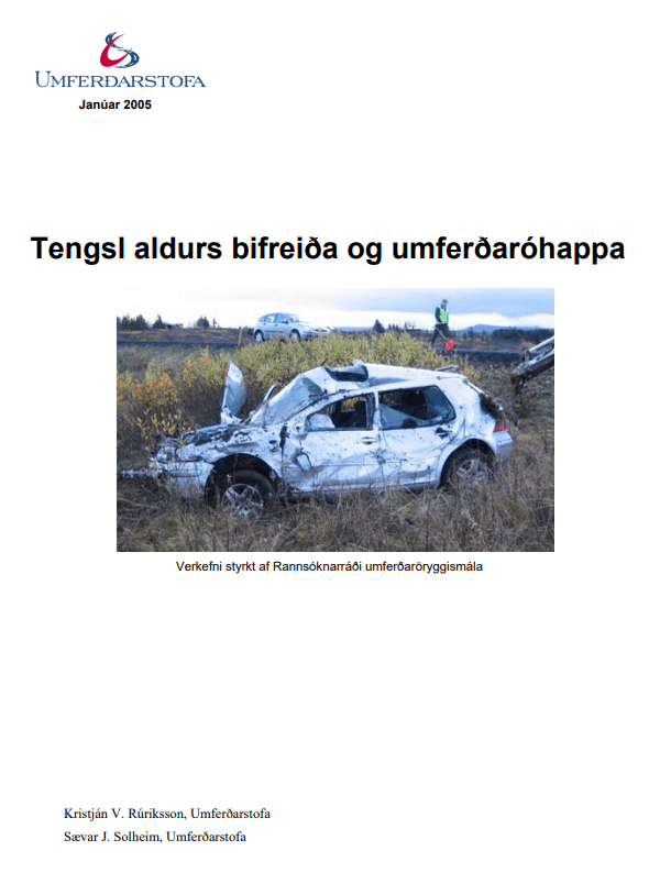 Tengsl aldurs bifreiða og umferðaróhappa