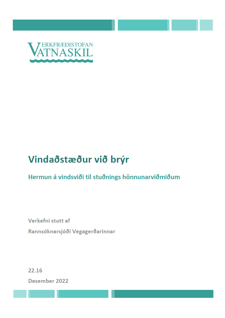 Vindaðstæður við brýr