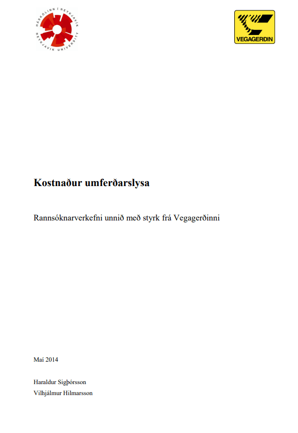 Kostnaður umferðarslysa