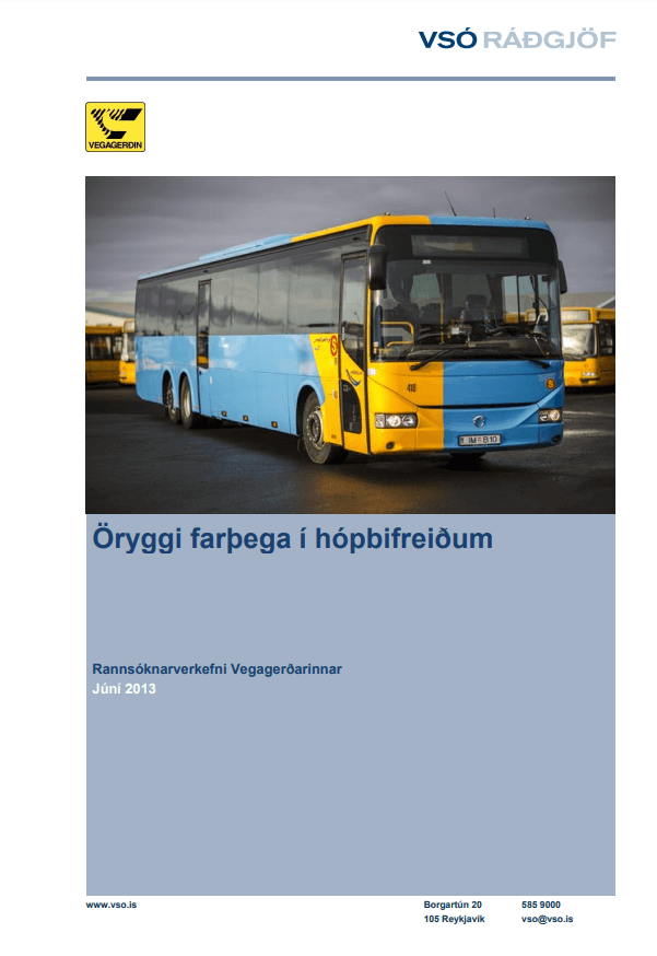 Öryggi farþega í hópbifreiðum