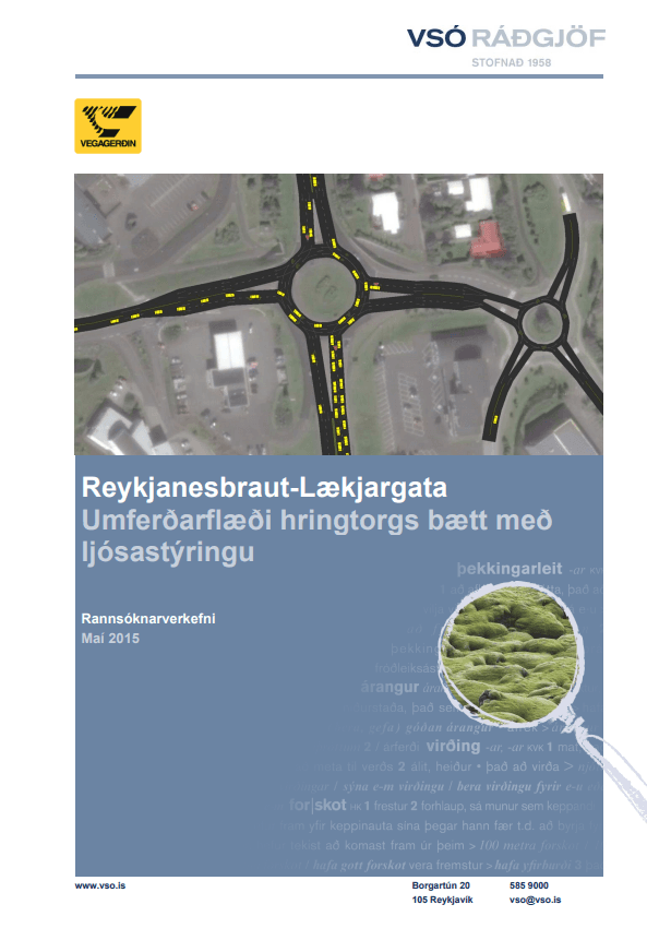 Reykjanesbraut -Lækjargata umferðarflæði