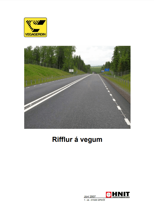 Rifflur á vegum