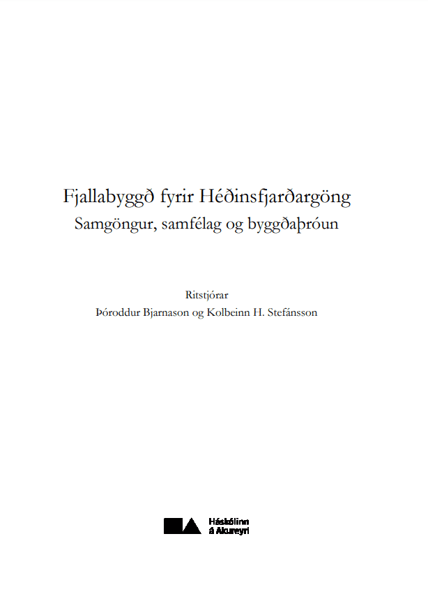 Fjallabyggð fyrir Héðinsfjarðargöng