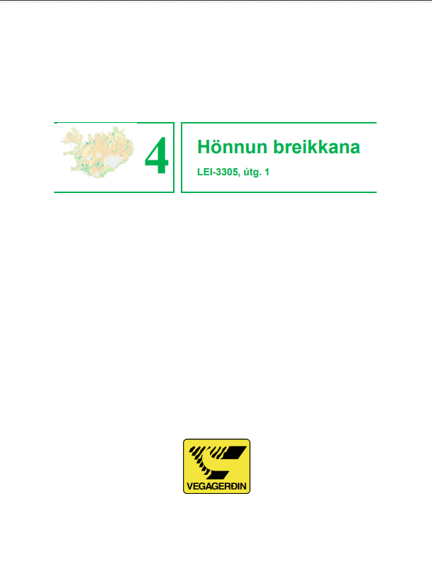 Forsíða - Hönnun breikkana - leiðbeiningar